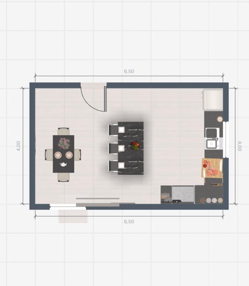 3D - kjøkken design